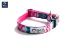INUA Klick-Halsband Crystal Wolf Pink